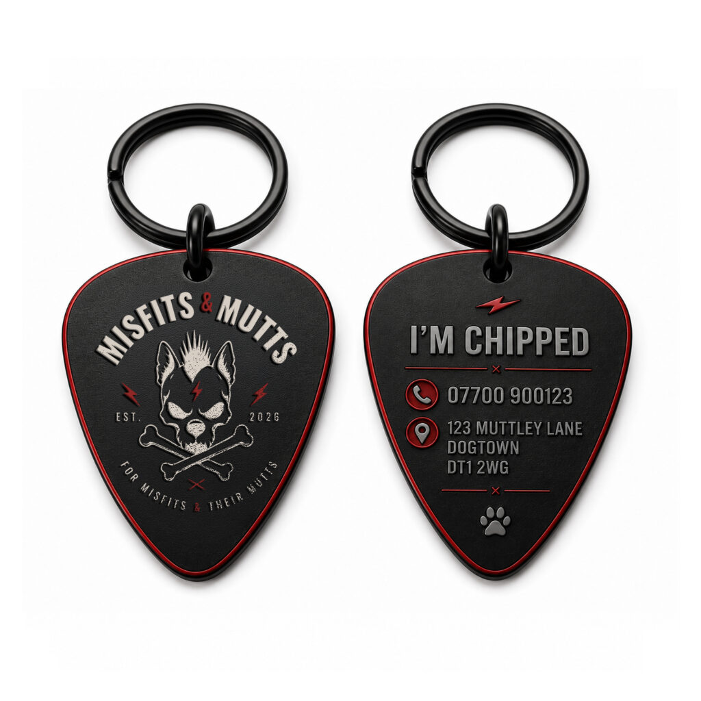Dog Tags Guitar Pick